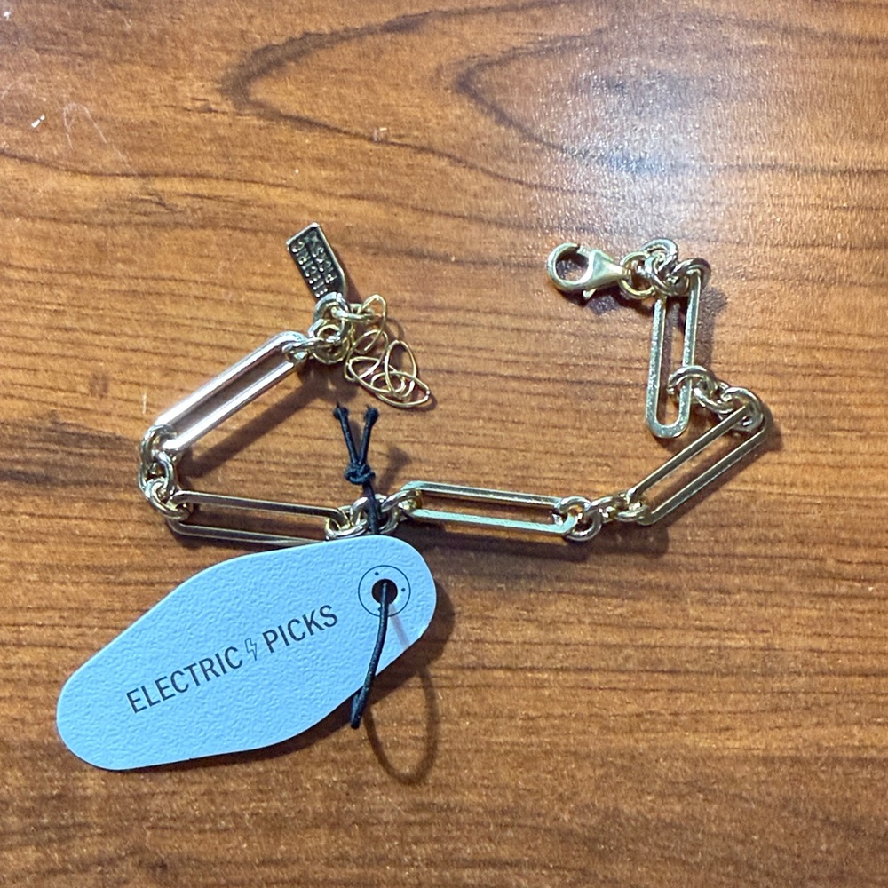 Electric picks paper clip Bracelet